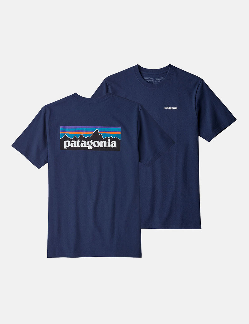 Patagonia P-6 Logo Responsibili-Tee T-Shirt - Classic Navy Blue