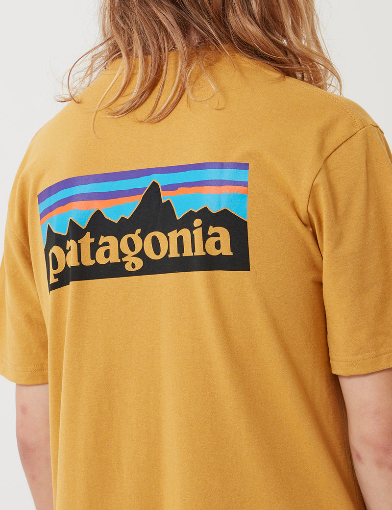 Patagonia P-6 Logo Responsibili-Tee T-Shirt - Glyph Gold