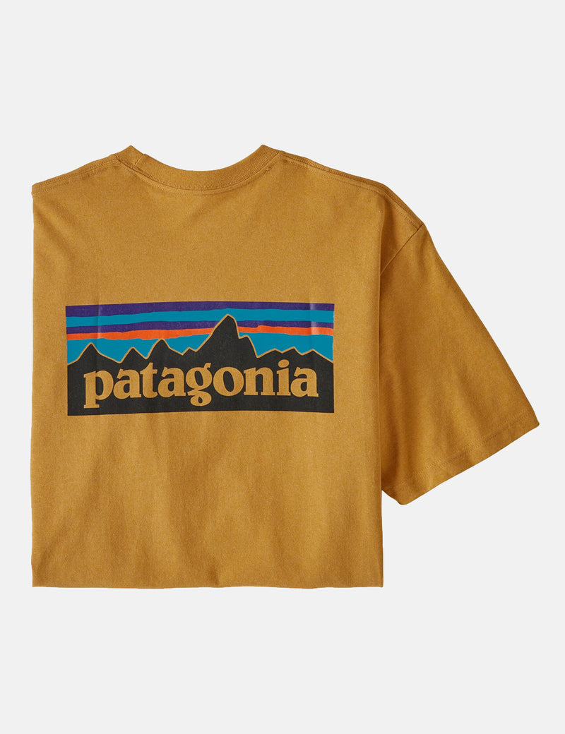 Patagonia P-6 Logo Responsibili-Tee T-Shirt - Glyph Gold