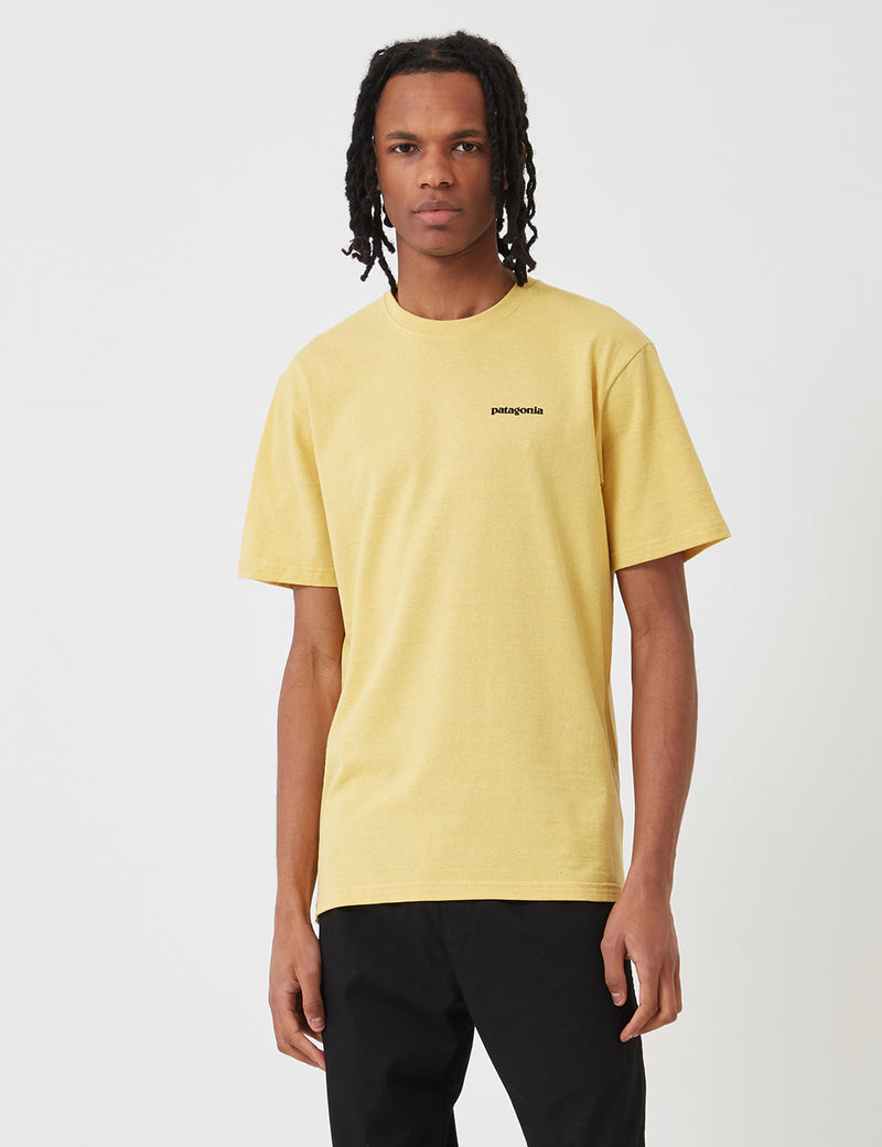 Patagonia P-6 Logo Responsibili-Tee T-Shirt - Surfboard Yellow