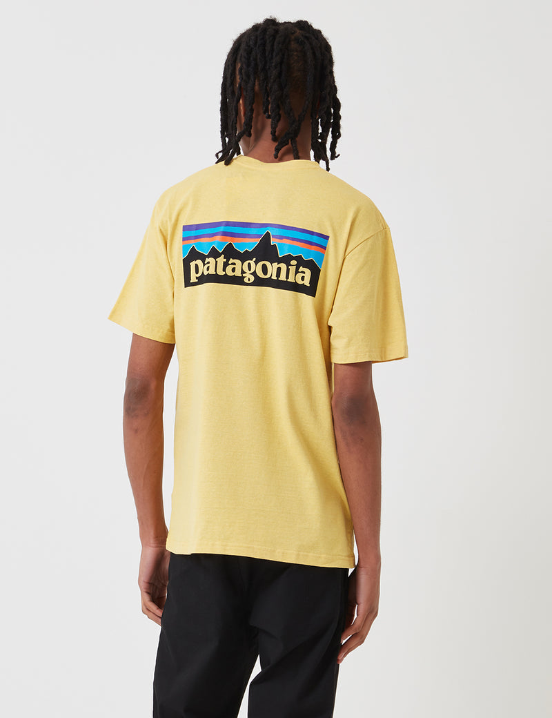 Patagonia P-6 Logo Responsibili-Tee T-Shirt - Surfboard Yellow