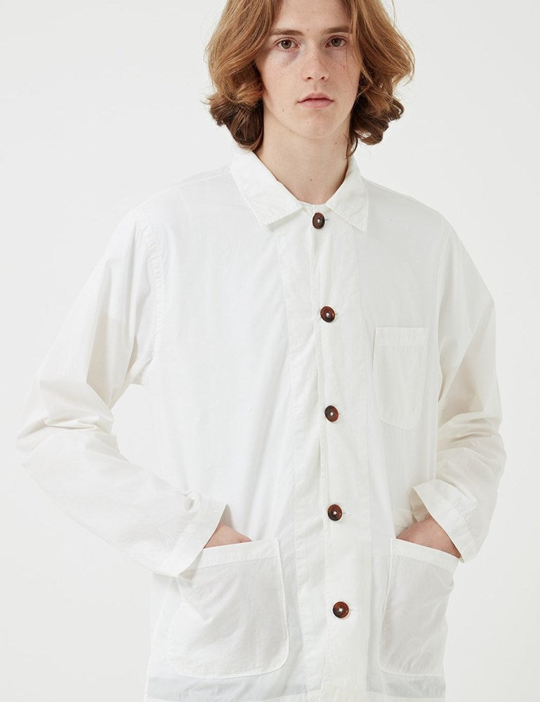 Universal Works Bakers Overshirt - Ecru