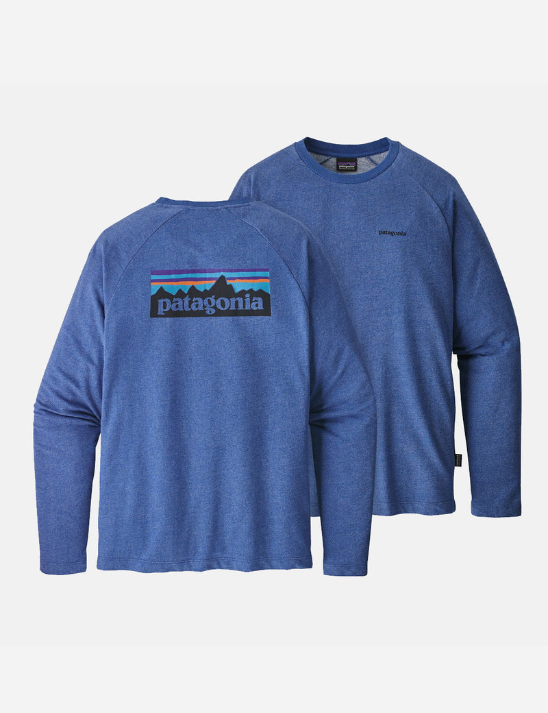 Patagonia P-6 Logo Sweatshirt - Superior Blue