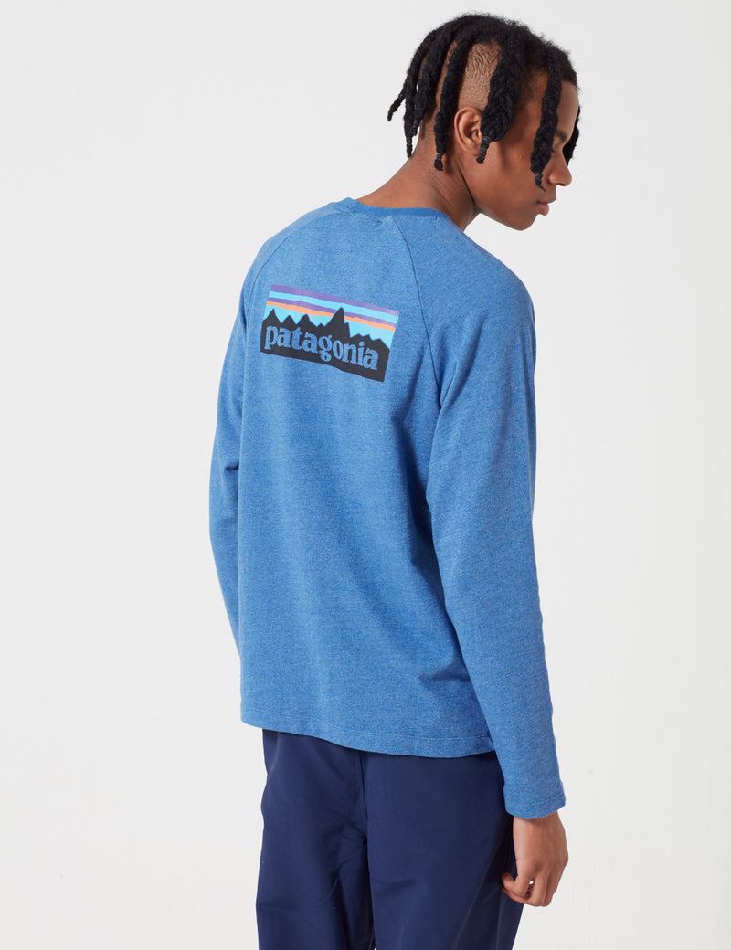 Patagonia P-6 Logo Sweatshirt - Superior Blue