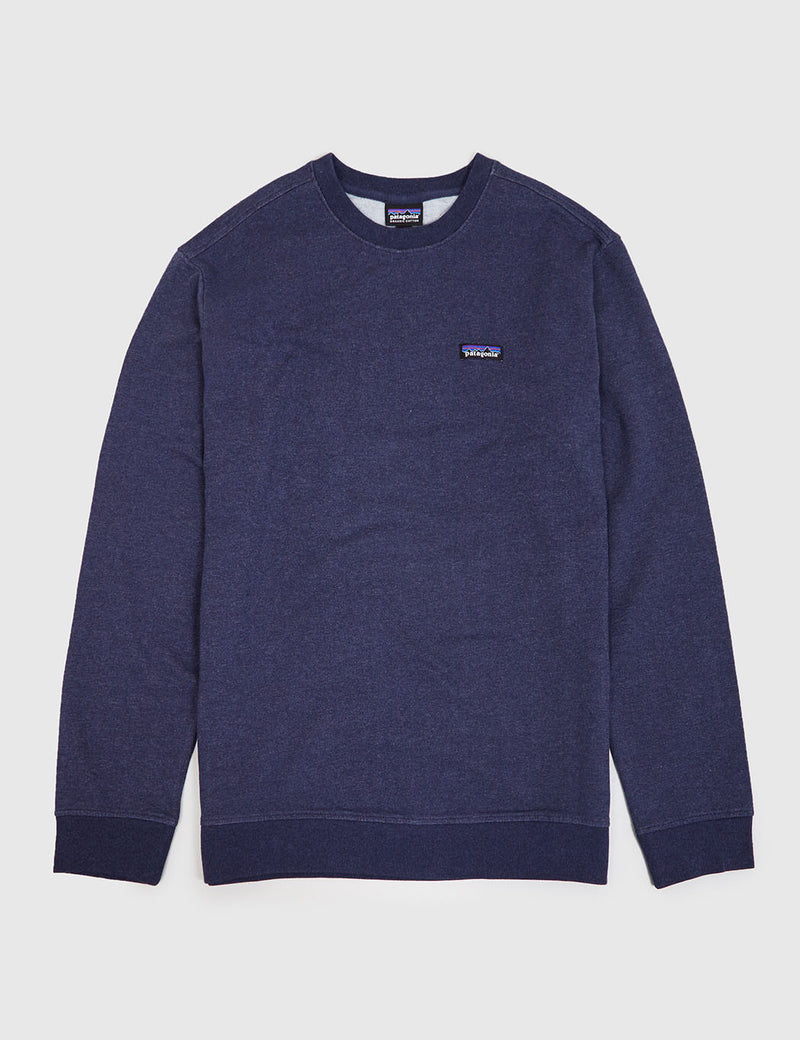 Patagonia P-6 Label Sweatshirt - Navy Blue