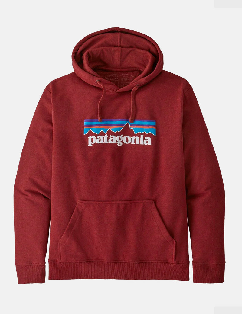 Patagonia P-6 Logo Uprisal Hoody - Barn Red