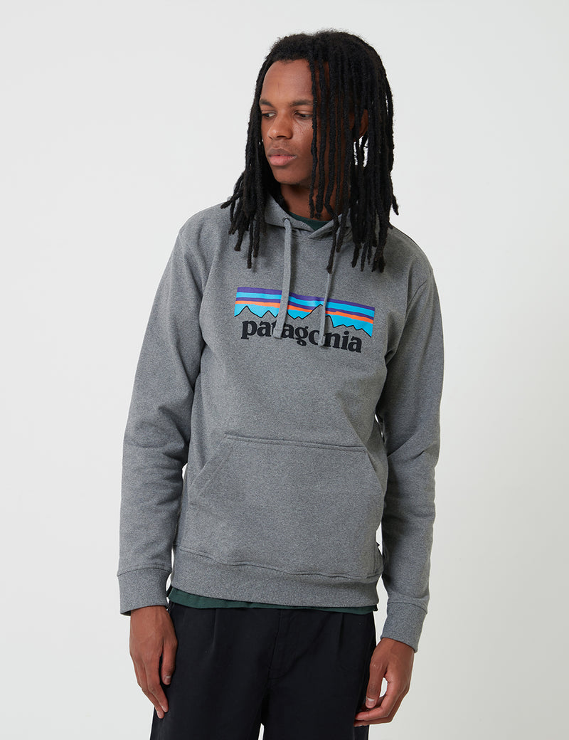 Patagonia P-6 Logo Uprisal Hoody - Grey Heather