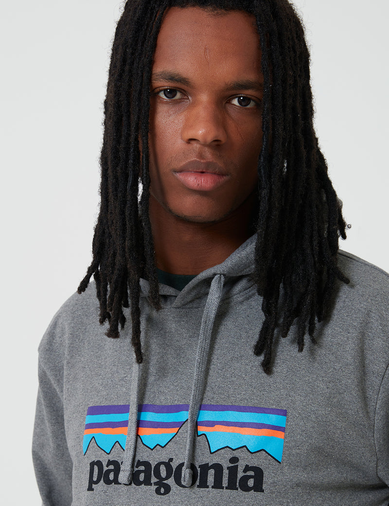 Patagonia P-6 Logo Uprisal Hoody - Grey Heather