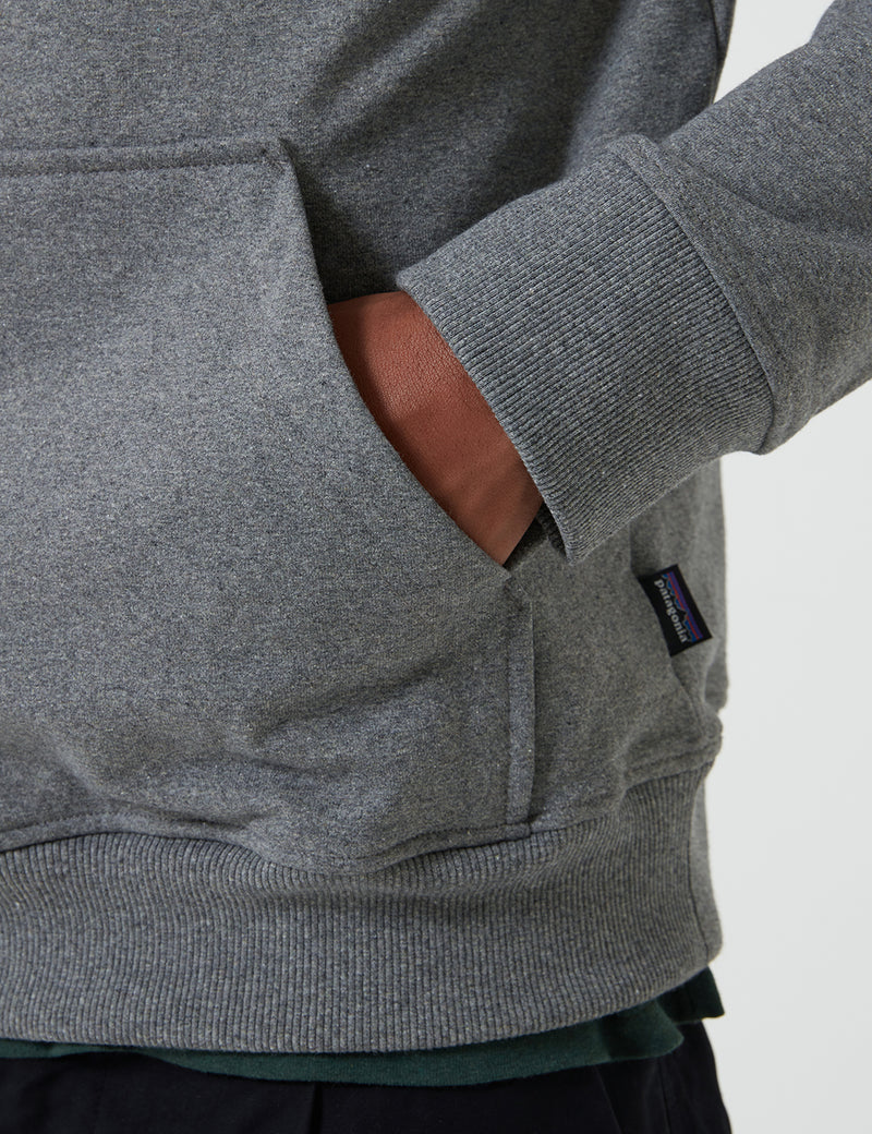 Patagonia P-6 Logo Uprisal Hoody - Grey Heather