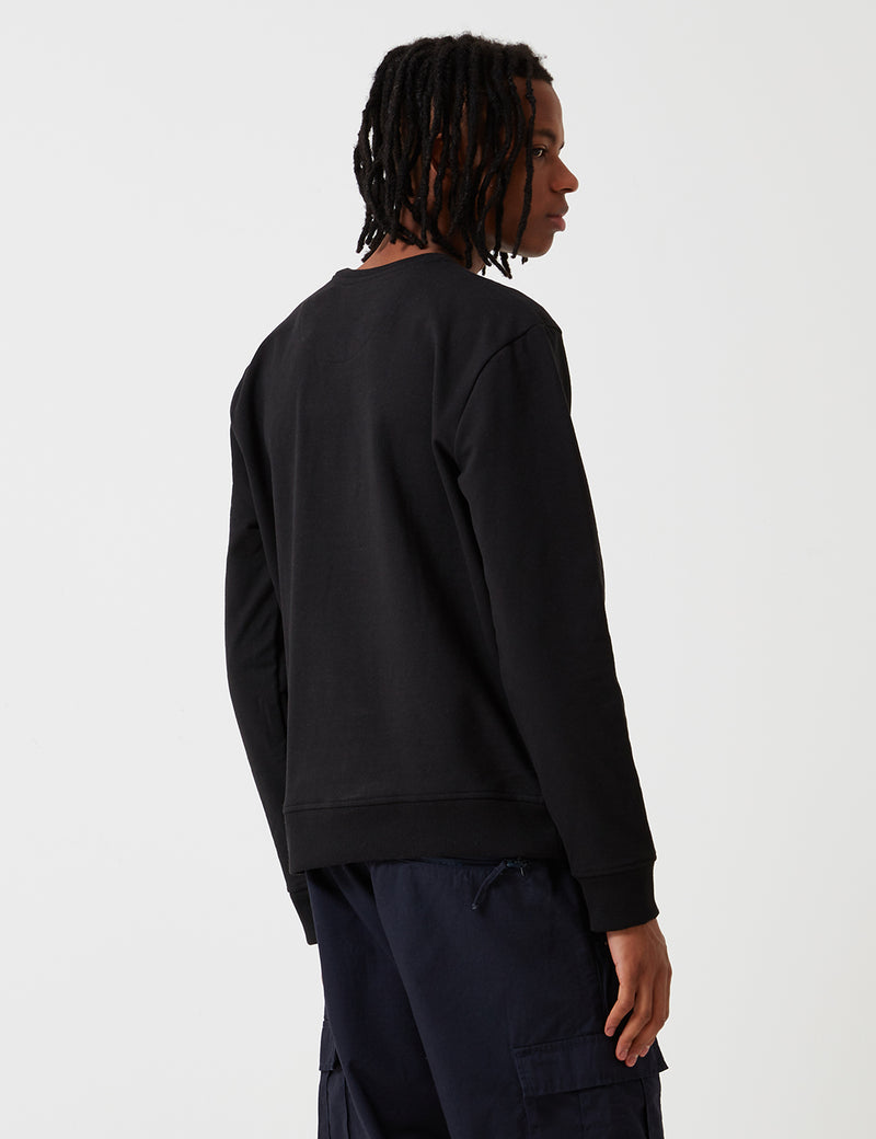 Patagonia P-6 Label Uprisal Crew Sweatshirt - Black