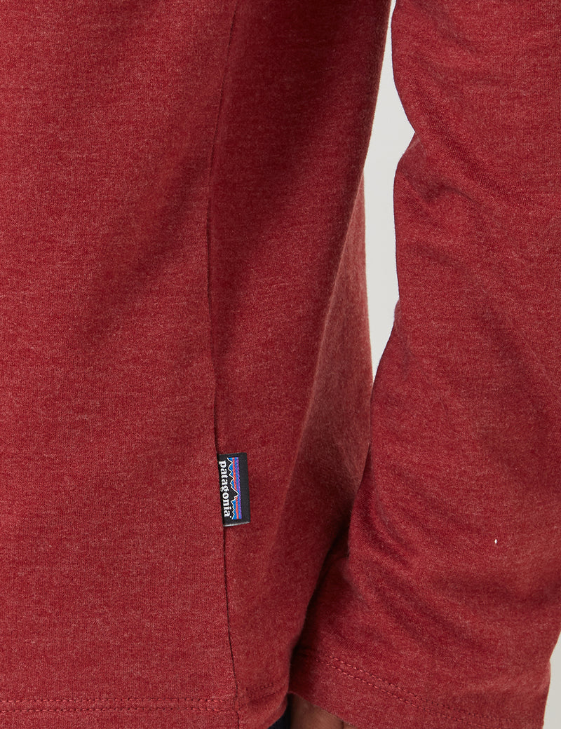 Patagonia P-6 Logo Crew Neck Sweatshirt - Oxide Red