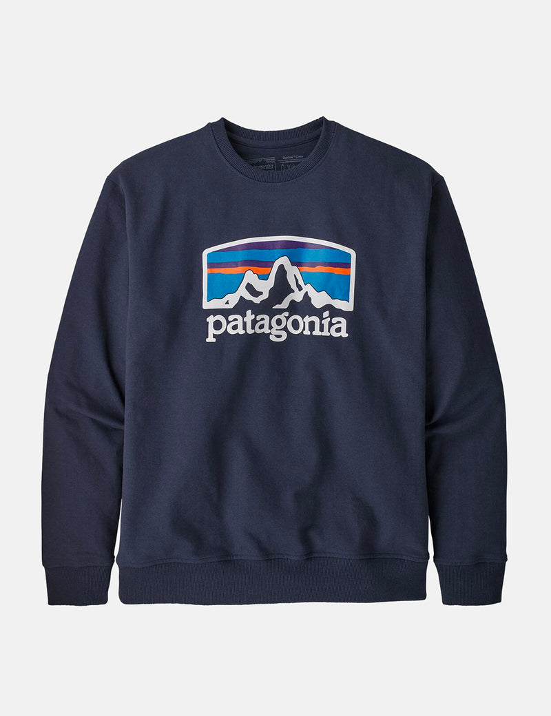 Patagonia Fitz Roy Horizons Uprisal Sweatshirt - Classic Navy Blue