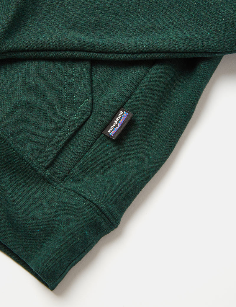 Patagonia P-6 Logo Uprisal Hooded Sweatshirt - Pinyon Green