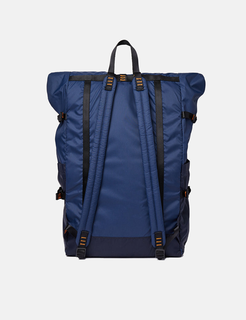 Sandqvist Bernt Lightweight Backpack - Navy Blue/Evening Blue