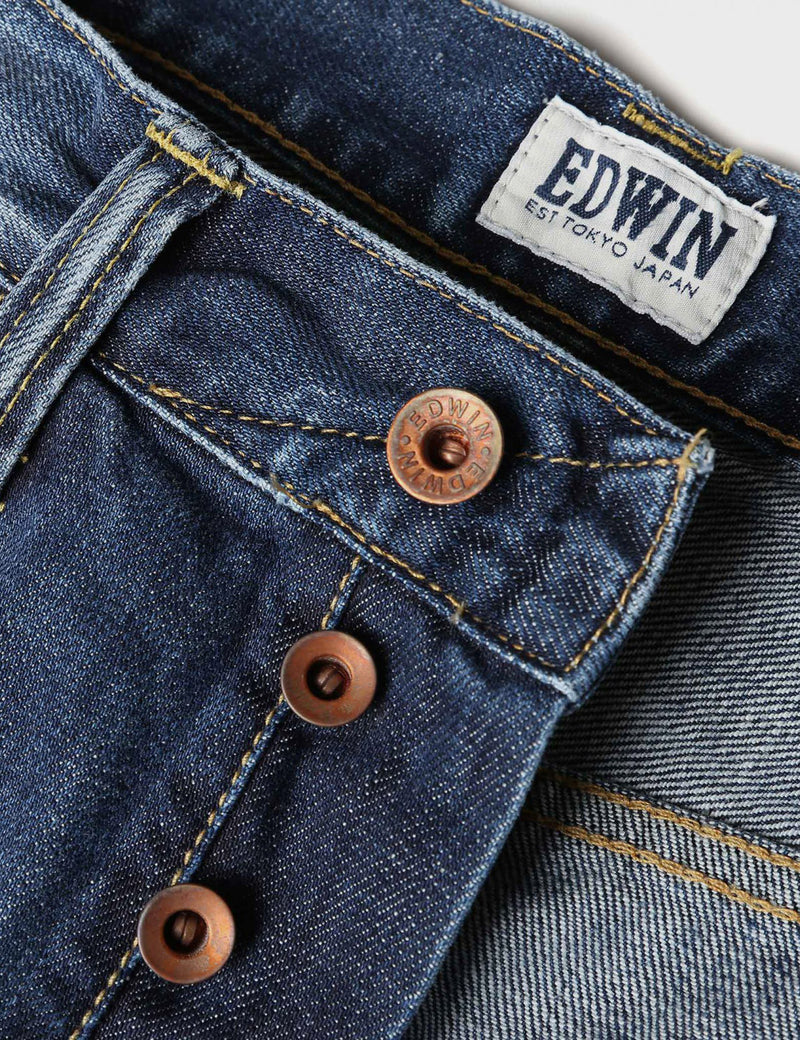 Edwin ED-55 Relax Tapered 12oz - Blue Break Used