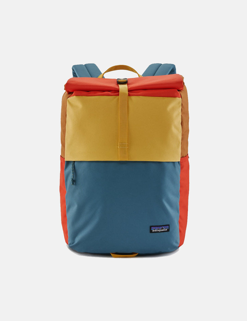 Sac à dos Patagonia Arbor Roll Top Pack - Patchwork:Surfboard Yellow