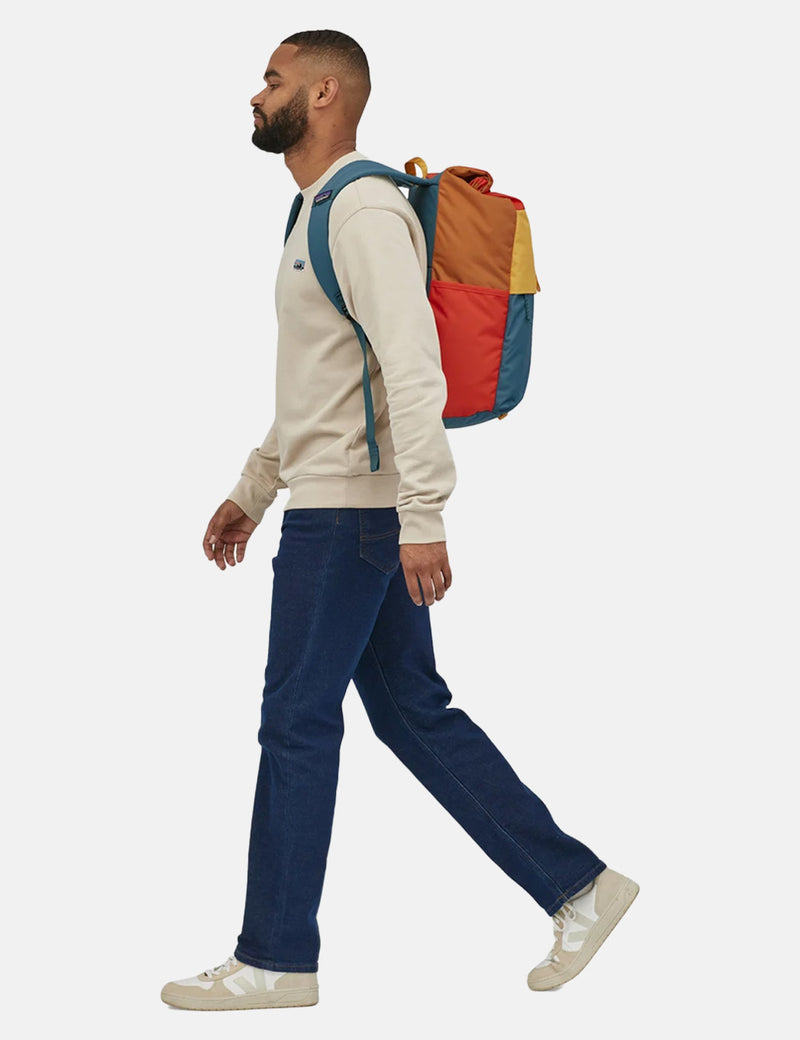 Sac à dos Patagonia Arbor Roll Top Pack - Patchwork:Surfboard Yellow