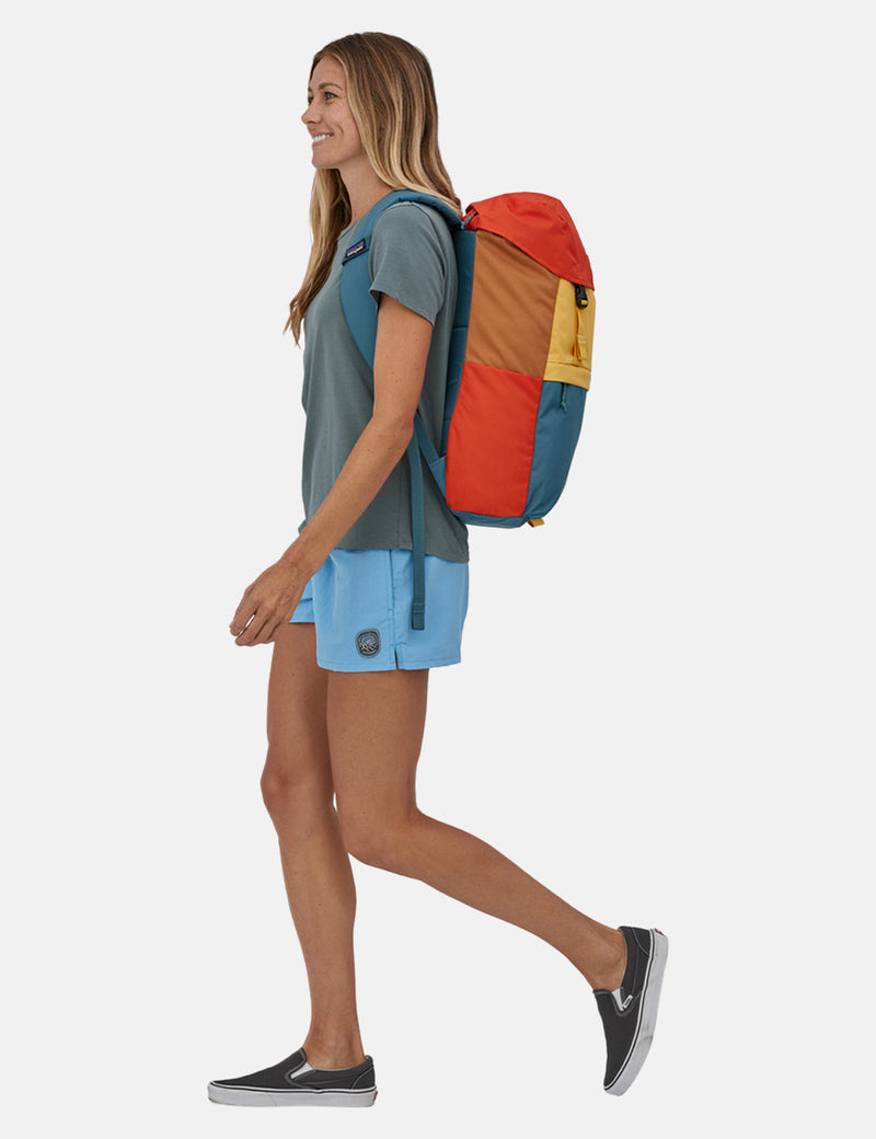 Sac à dos Patagonia Arbor Lid Pack - Patchwork:Surfboard Yellow