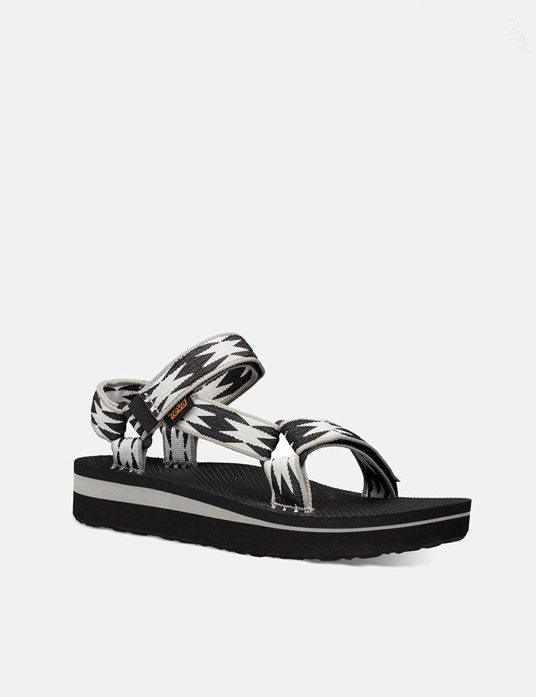 Teva Womens Midform Universal Sandal - Halcon Black Multi