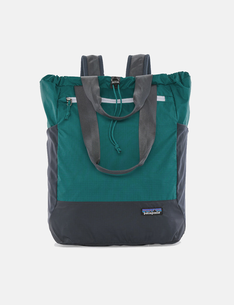 Patagonia超軽量ブラックホールトートパック-ボレアリスグリーン