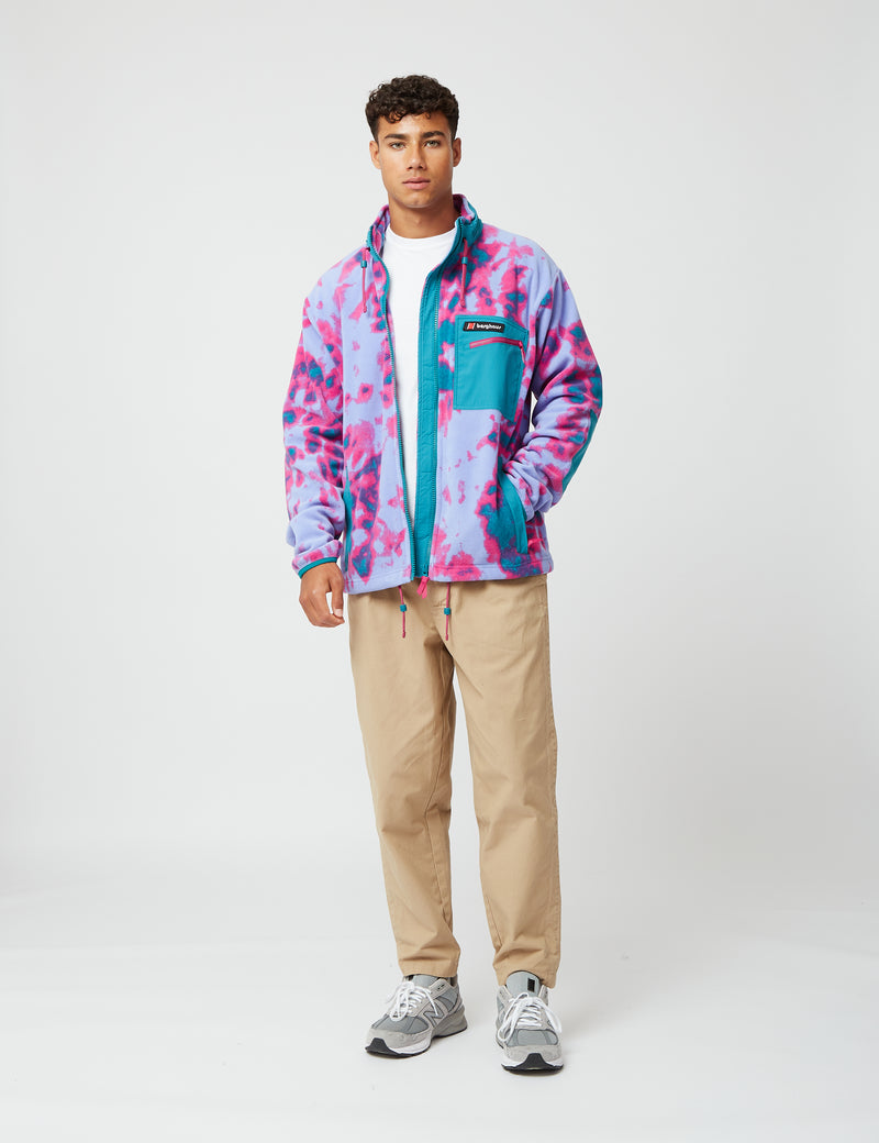 Berghaus Dean Street Ascent Fleece 91 Veste - Festival Fuchsia/Spirale Tie Dye