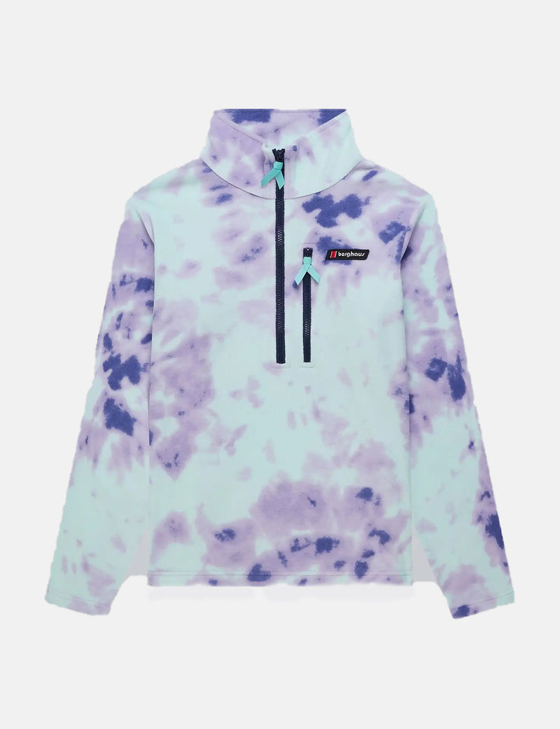 Berghaus Dean Street Prism Printed Tango Half Zip Fleece Jacket - Lavender/Cascade Aztec