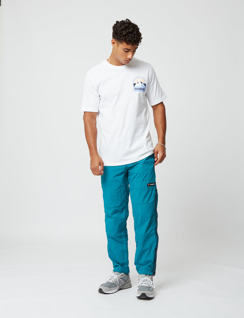 バーグハウスディーンストリートアナグリフTシャツ-ピュアホワイト