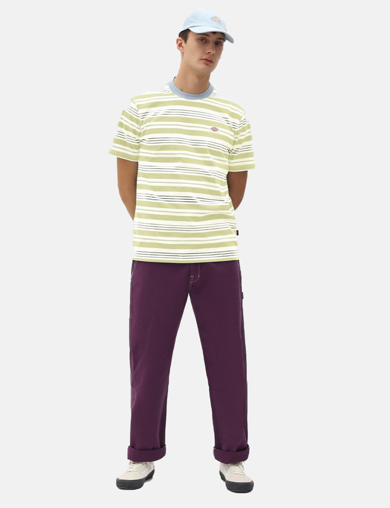Dickies Wheaton T-Shirt (Striped) - Mellow Green