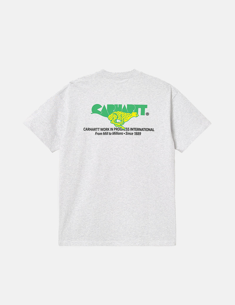 Carhartt-WIP Runner T-Shirt - Ash Heather Grey