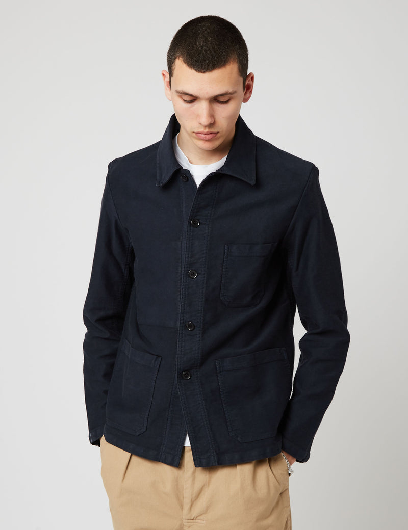Veste Vetra French Workwear (Moleskine) - Bleu Marine Foncé