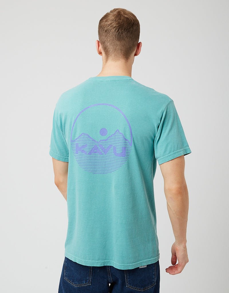 Kavu Busy T-Shirt - Seafoam Blue