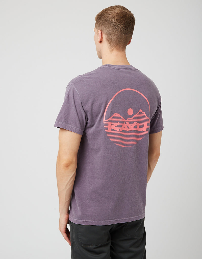 T-Shirt Kavu Occupé - Vin