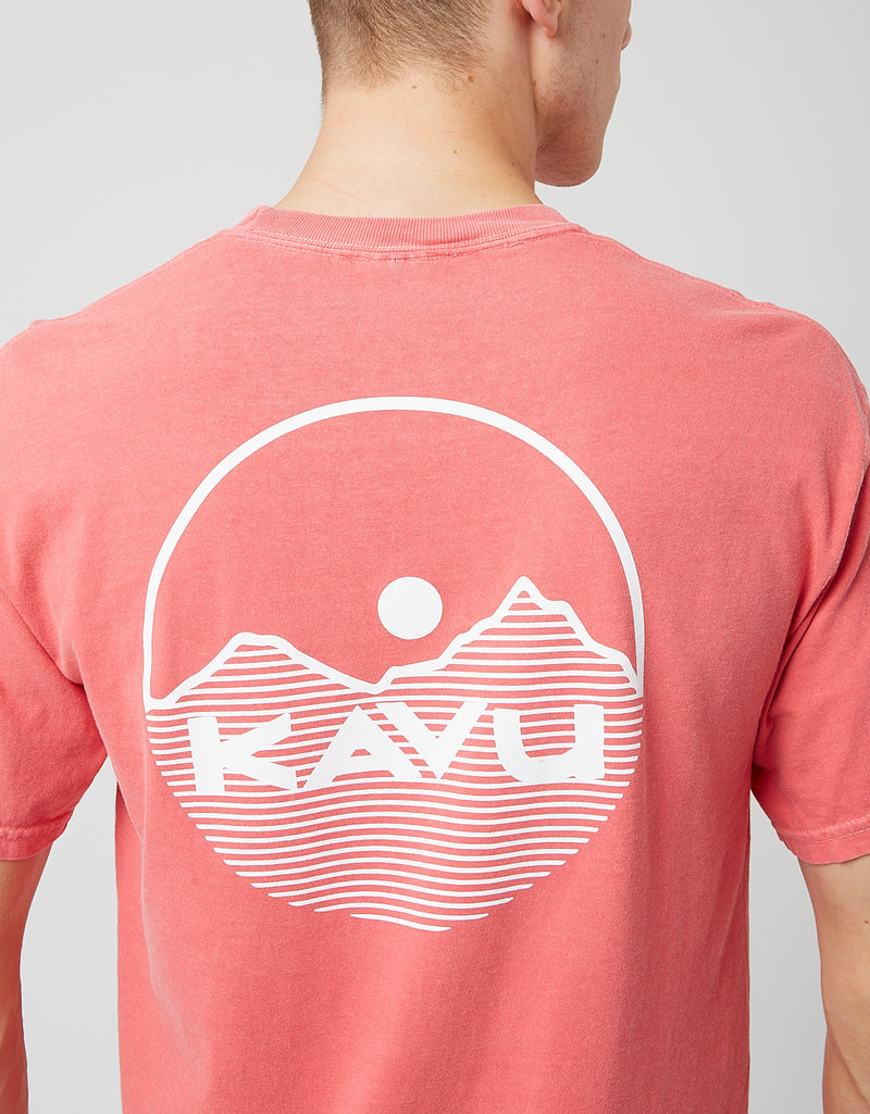 Kavu Busy 티셔츠-Watermelon Pink