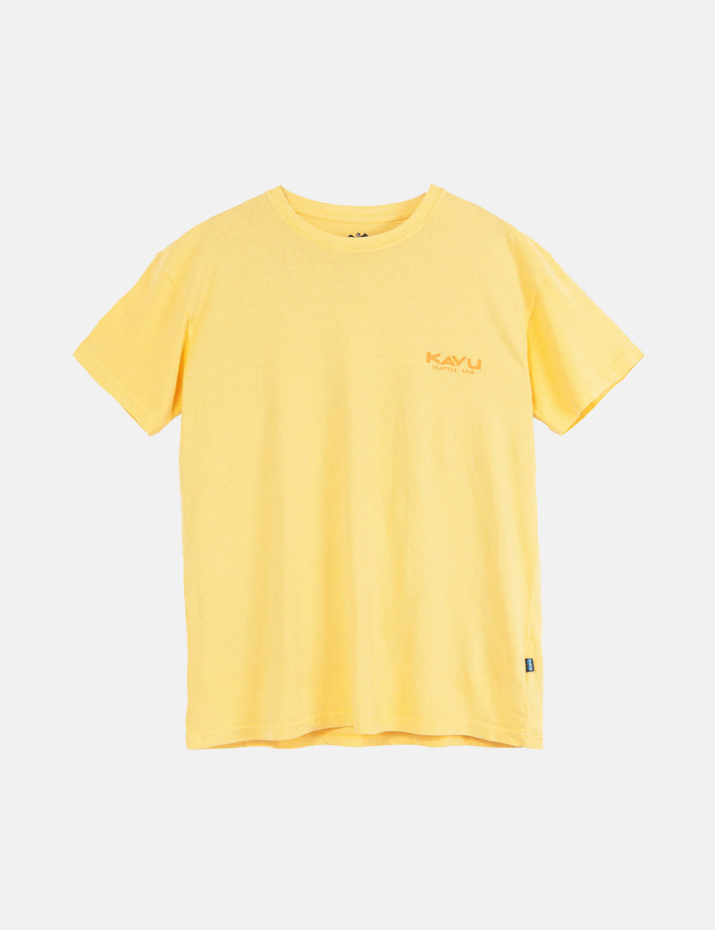 Kavu Busy T-Shirt - Sunray Yellow