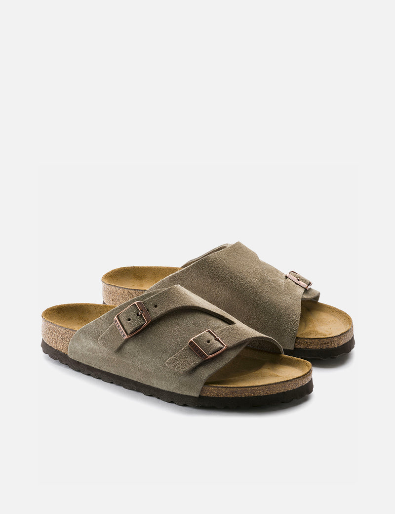 Birkenstock Zürich Sandal (Suede) - Taupe