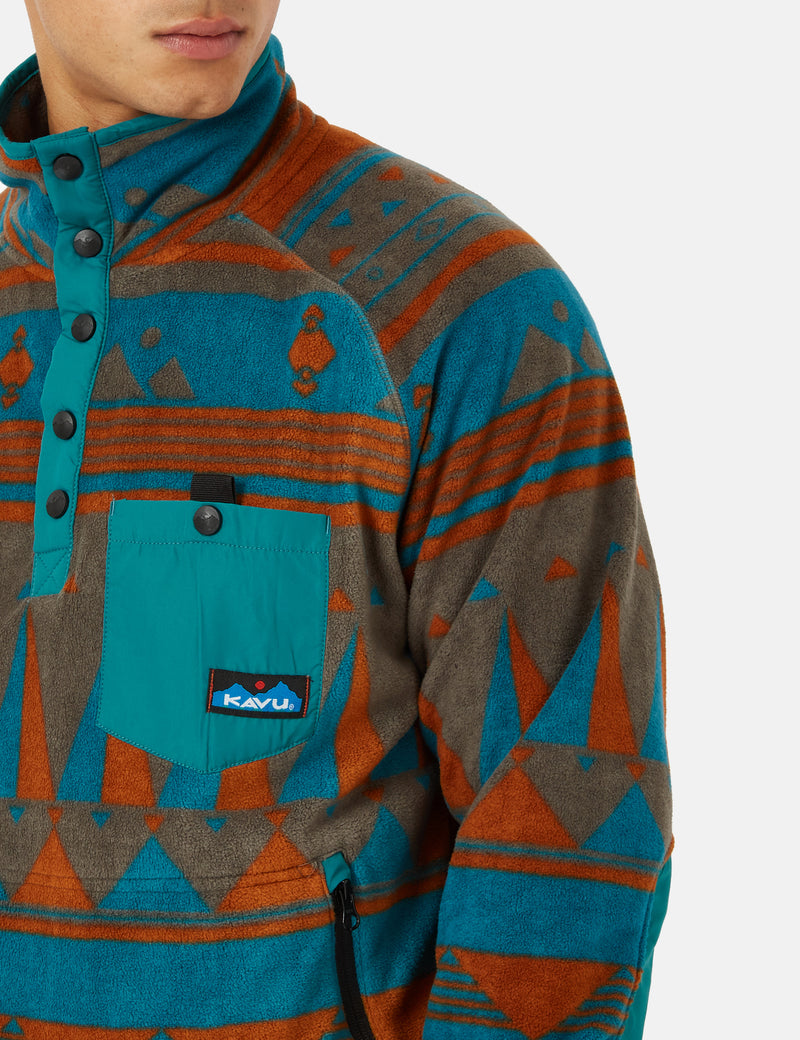 Kavu Teannaway Fleece Pullover - Glacier Peak Blue