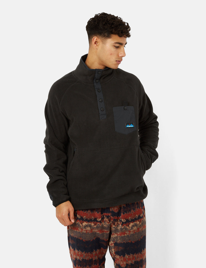 Kavu Teannaway Fleece Pullover - Black