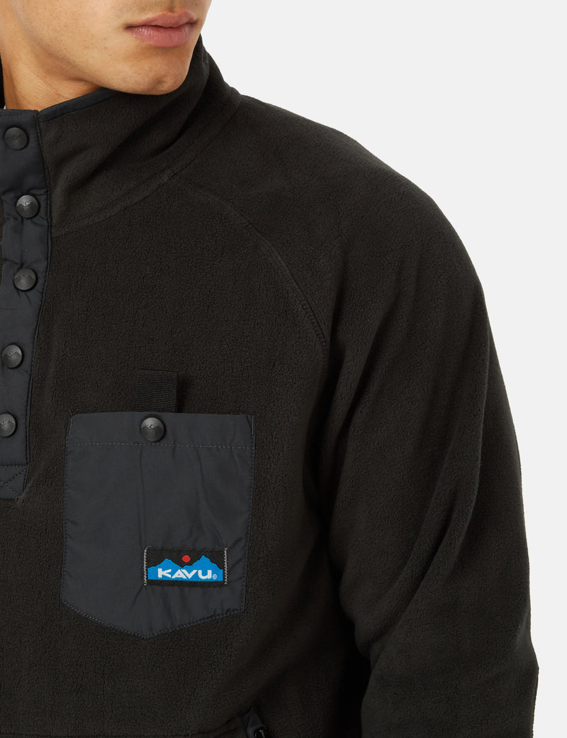 Kavu Teannaway Fleece Pullover - Black