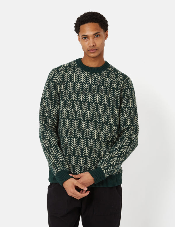 Patagonia Recycled Pine Knit Sweatshirt (Wool) - Northern Green