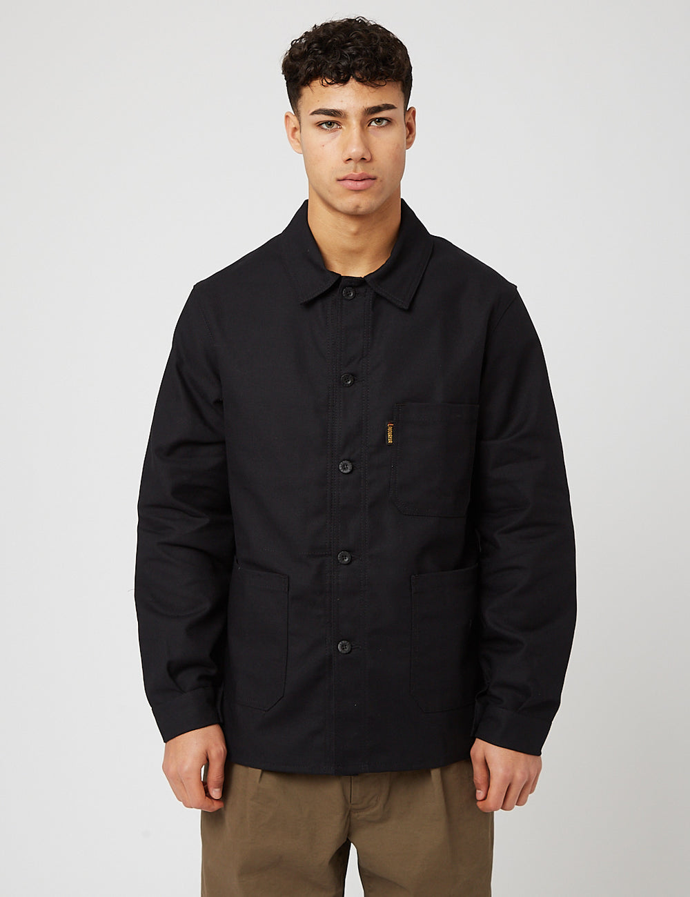 ブラックモールスキンジャケット Laboureur Le Laboureur – Moleskin Work Jacket.
