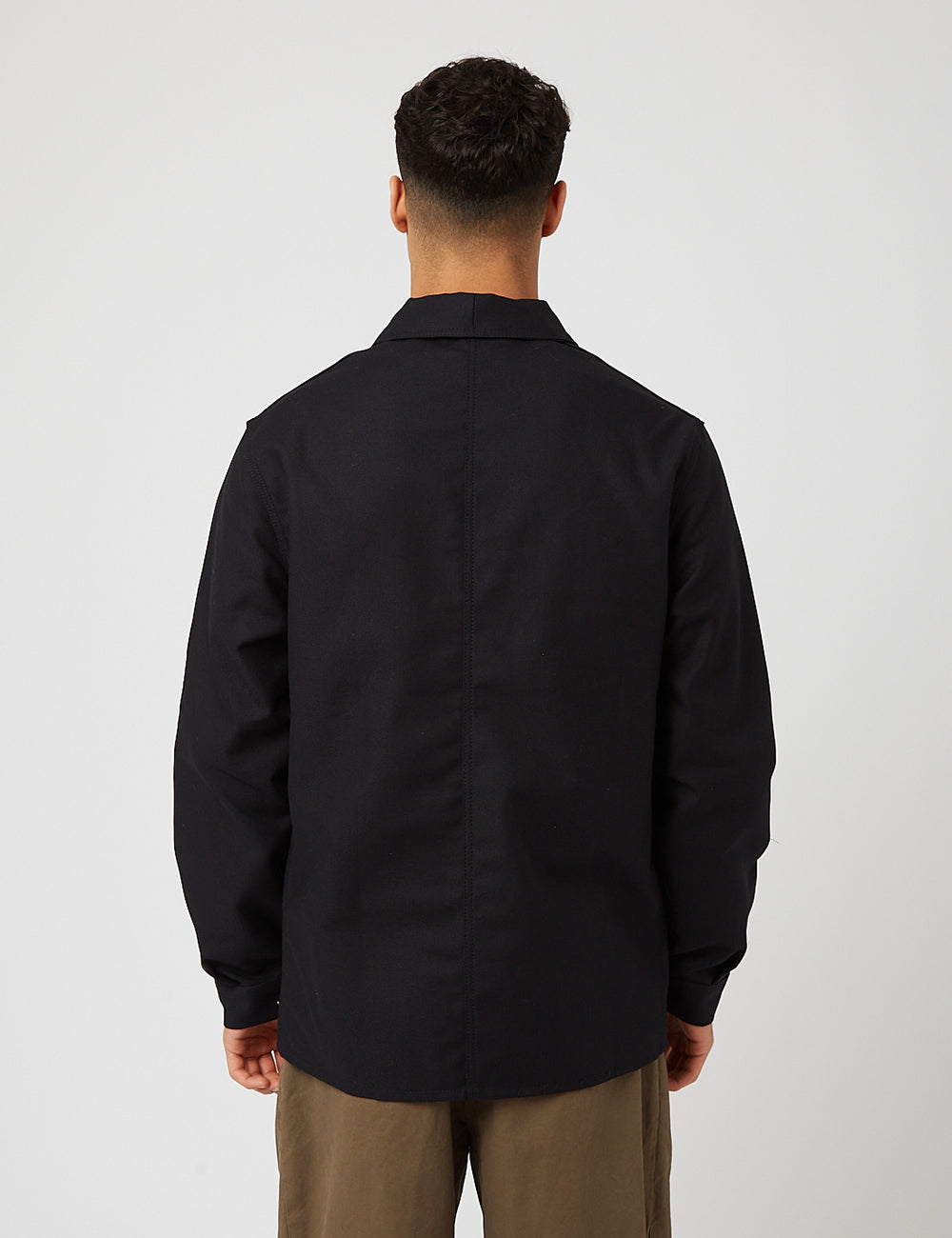 Le Laboureur”COTTON/LINEN SPORTS JACKET”BLACK POST 78