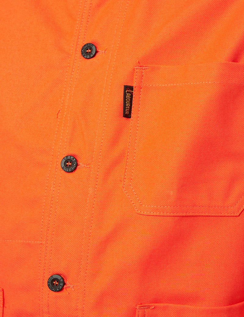 Le Laboureur Work Jacket (Cotton Twill) - Orange
