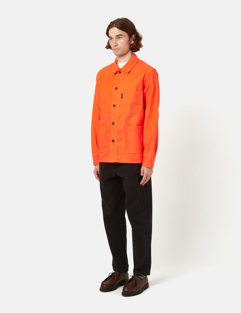 Le Laboureur Work Jacket (Cotton Twill) - Orange