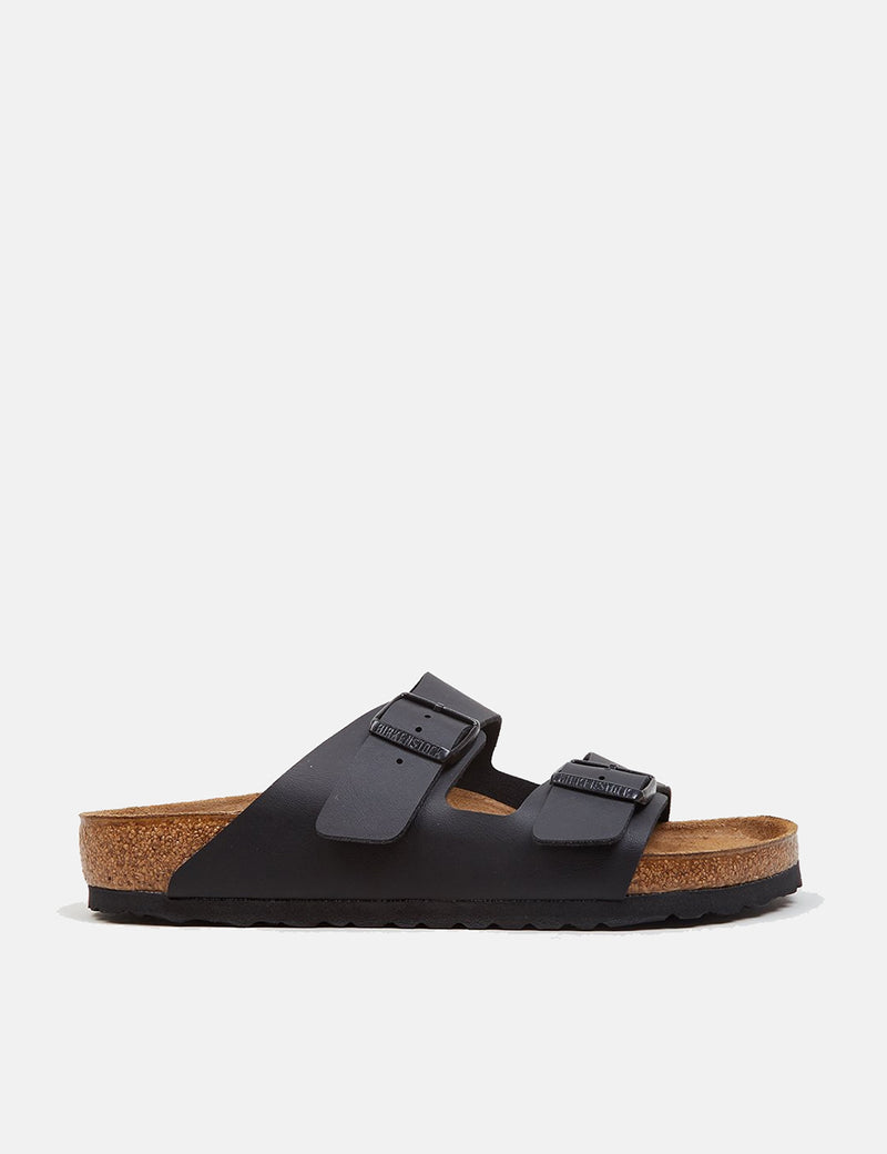 Birkenstock Arizona Leather Sandals (Regular) - Black