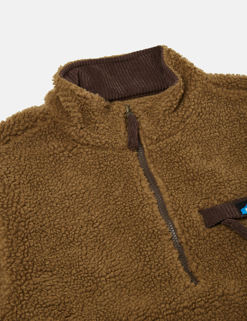 Kavu Calawah Sherpa-Fleece - Kaffeebraun