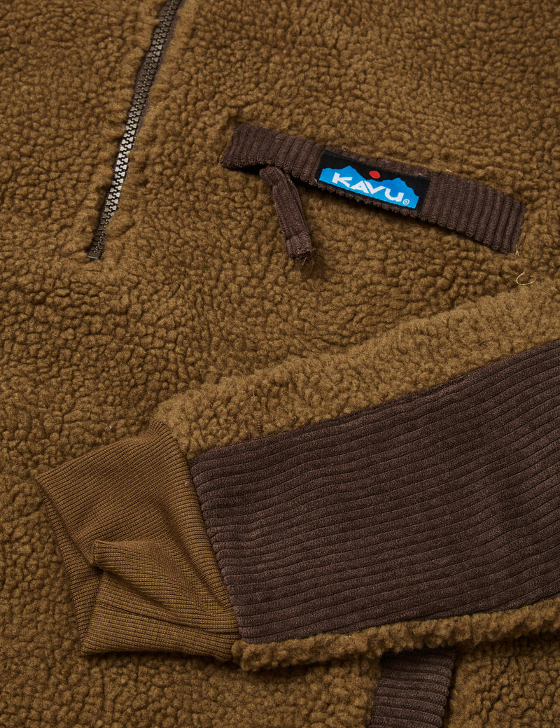 Kavu Calawah Sherpa-Fleece - Kaffeebraun