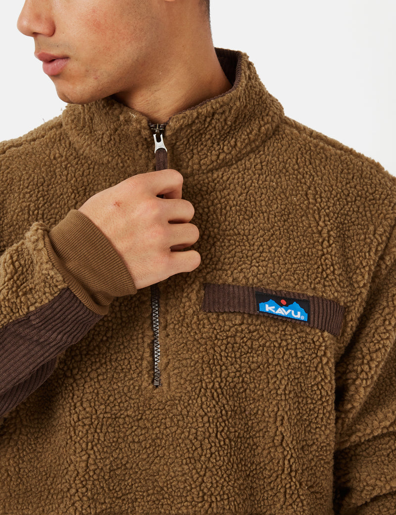 Kavu Calawah Sherpa-Fleece - Kaffeebraun