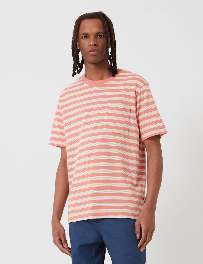 パタゴニアオーガニックミッドウェイトポケットTシャツメロウメロン 