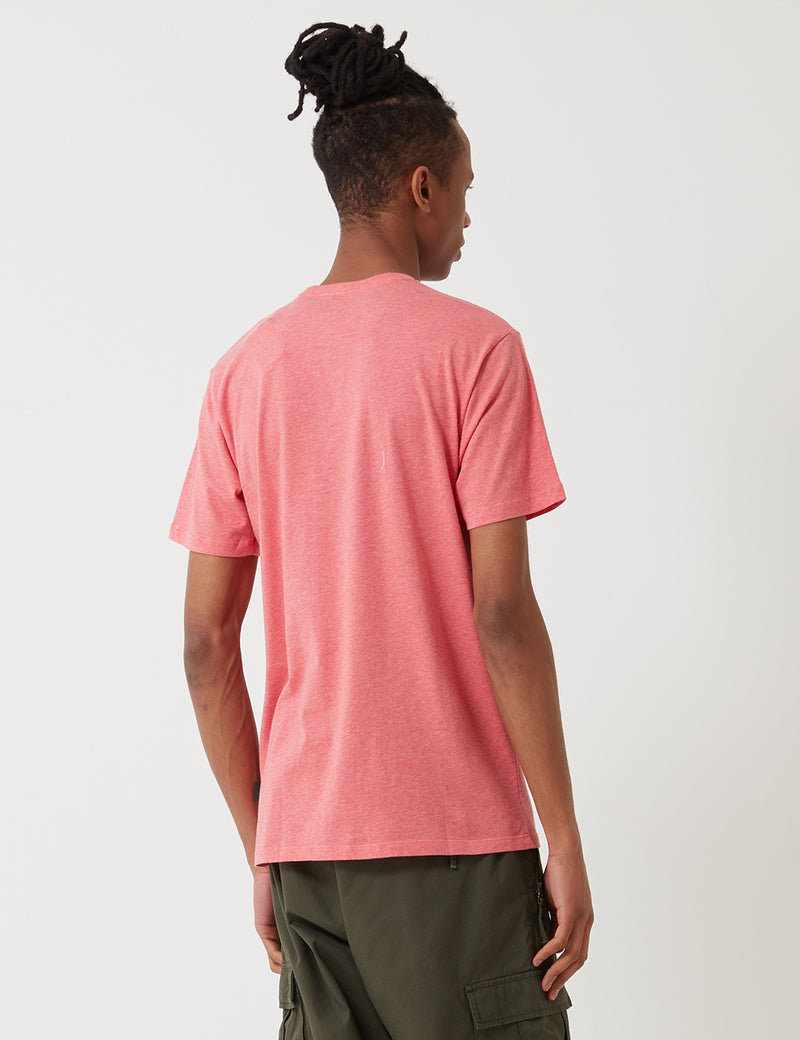 Patagonia 데일리 티셔츠-스티커 핑크