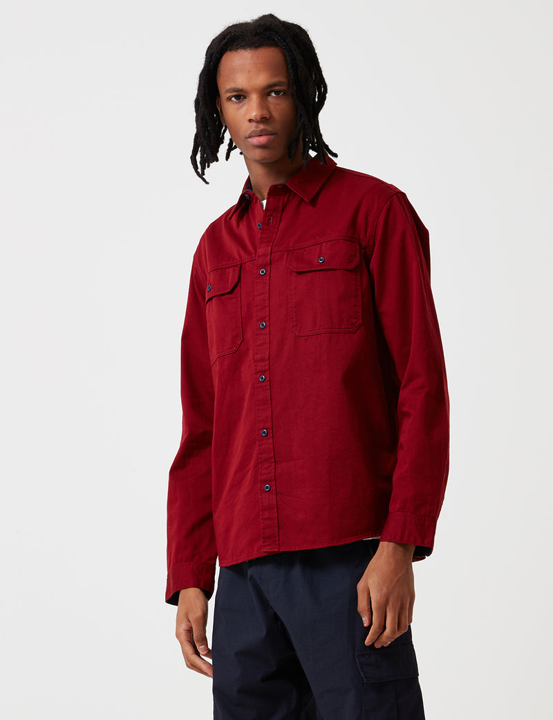 Patagonia Long Sleeve Four Canyons Twill Shirt - Oxide Red